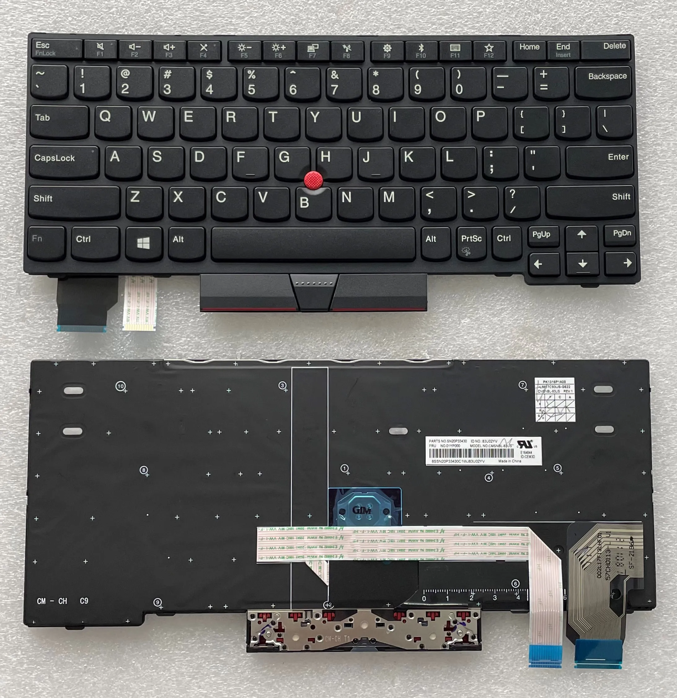 Lenovo ThinkPad X280 A285 X390 X395キーボード