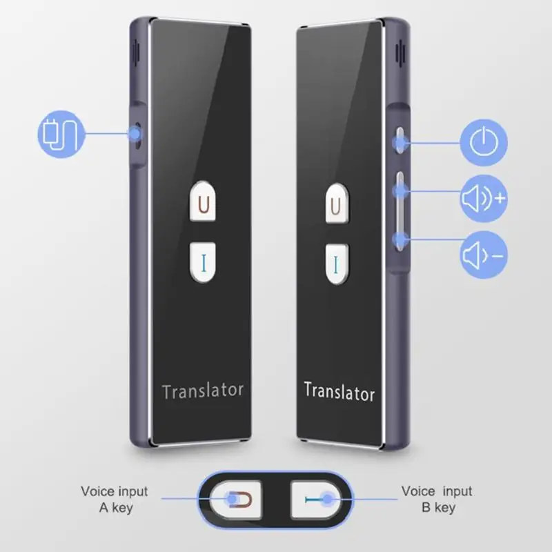 T6 Bluetooth переводчик многоязычный умный мгновенный речевой голосовой переводчик маленький и изысканный легко носить с собой
