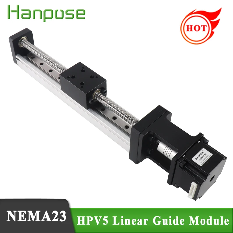 NEW HPV5 Mini actuator Linear module ballscrew sfu1204 with NGM 42motor NEMA23 HS4128 stepper motor forReprap 3Dprinter