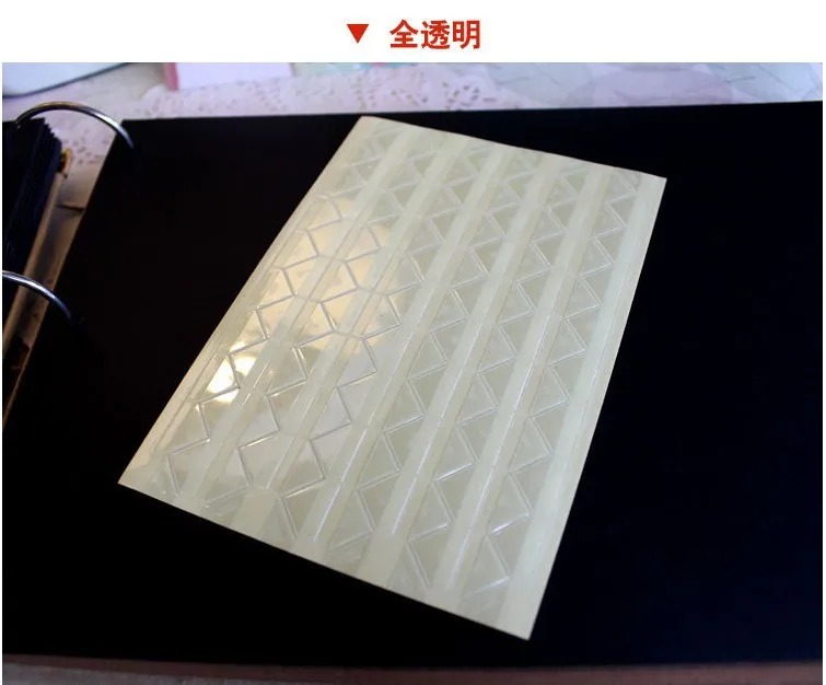 13-High Quality Photo Corner Stickers Adhesive Phase Angle 102 DIY Album Photo Album Accessories