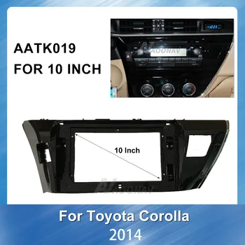 

2 Din Android Car Radio Fascia Auto Multimedia fascia For TOYOTA Corolla Altis 2014 GPS Navigation plate panel Frame Fascias