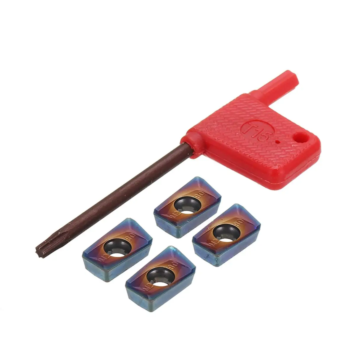 DANIU MT3 FMB22 400R-50-22 Face End Mill with 4pcs Blue APMT1604 Inserts Milling Cutter Tools