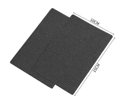 Self - Adhesive Non - Slip Furniture Leg Protectors - Anti - Scratch Pads for Chairs, Tables, and Sofas (2pcs Rectangle)