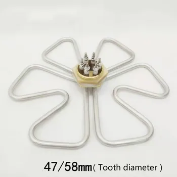 

Electric Kettle Heating Element Tubular Heater Electric Heating Tube 220v / 380v 6kw / 9kw /12kw Stainless Steel Heating Element