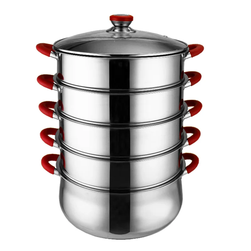 100 Stainless steel Double boilers steamer soup pot stew pot kitchen