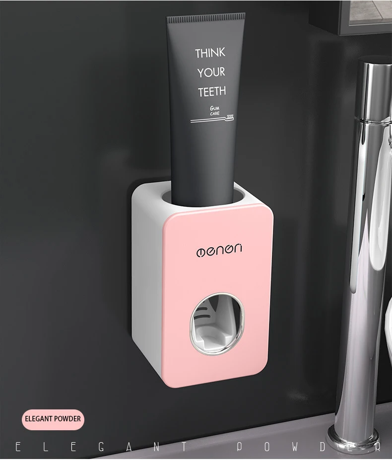 Автоматический диспенсер для зубной пасты для ванной комнаты, домашний держатель для зубной щетки для ванной, настенный туалет для соковыжималок для зубной пасты, новинка