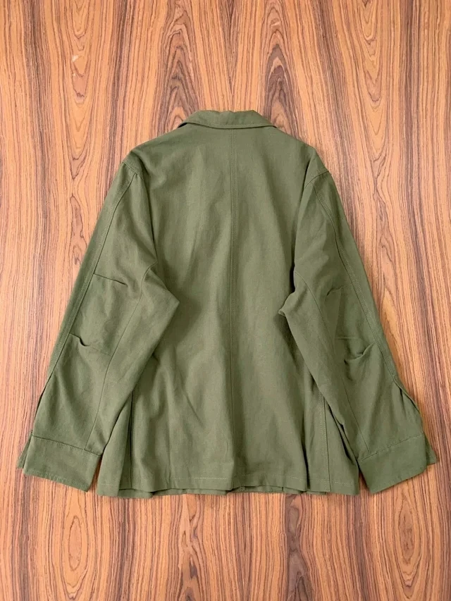 Новая зеленая Женская куртка пальто осень зима длинный рукав Военный стиль Японский хлопок отложной воротник Униформа короткая верхняя одежда