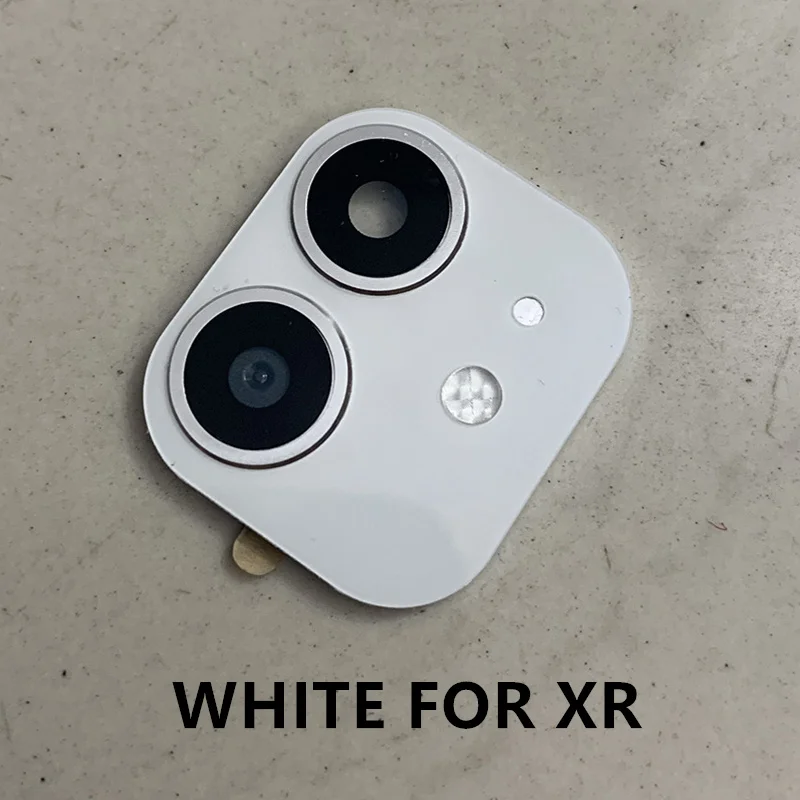 Для iPhone X XS MAX XR Seconds изменить на iPhone 11 Pro MAX наклейка на рассеиватель модифицированный объектив камеры титановый сплав защитный чехол - Цвет: XR-White