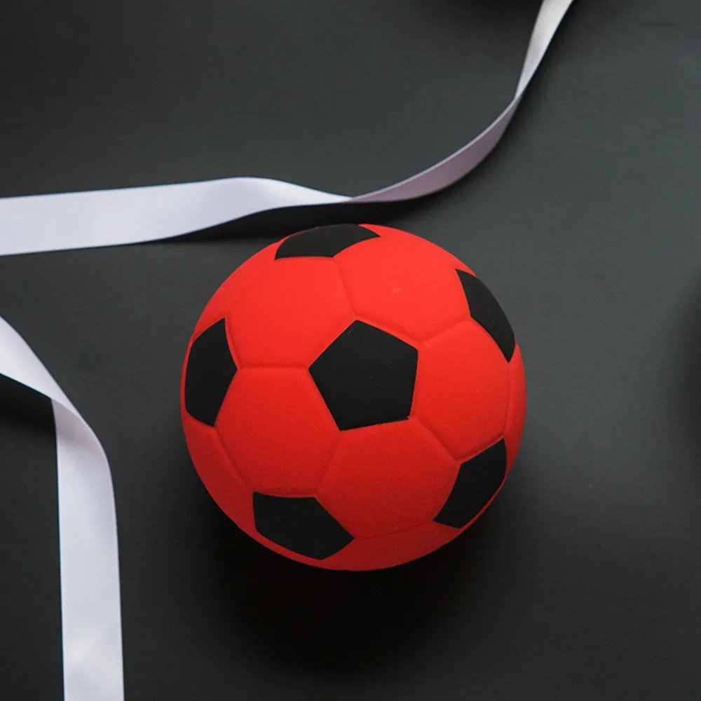 Ночной Светильник для футбола, теплый белый светодиодный перезаряжаемый Ночной светильник, силиконовый светодиодный ночной Светильник для футбола, водонепроницаемый или сжатый - Испускаемый цвет: Red