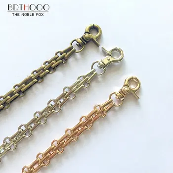

BDTHOOO 30pcs/lot 25cm Replacement Metal Chain For Shoulder Bag Handle Handbag Antique Bronze DIY Bag Strap Accessories Hardware