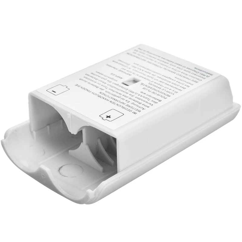 New White AA Battery Back Cover Holder Batteries High Quality Shell Case Suitable For XBOX 360 Wireless Controller 58x36mm |