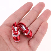 Modne Mini piękna tkanina sportowe buty pasuje do 1 6 Blythe lalki czerwone tanie tanio MagiDeal 4-6y CN (pochodzenie) NONE Doll Clothes + Accessories Z tworzywa sztucznego
