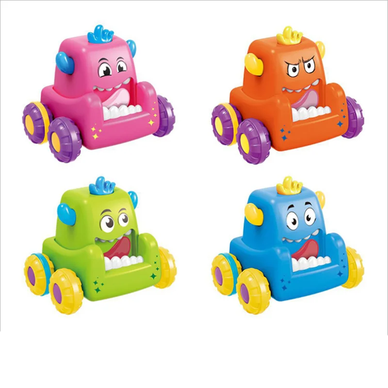 Explosive animal cute turtle snail car pull back car children Clockwork toy plastic neutral funny cartoon puzzle press toy gift