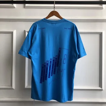 

Top Version CAVEMPT CRITICAL ERROR T Shirt Men Women Basic Tops Tees Vintage Printed C.E Cav Empt Cotton Blue T-Shirt