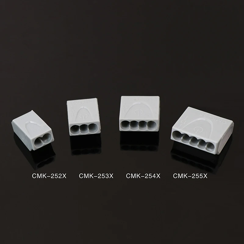 

Wire connector 10 pieces mini quick connector universal compact terminal block plug-in electrical wire connectors
