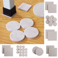 Self Adhesive Felt Chair Leg Pads Floor Protectors Furniture Legs Table leg Covers Round Bottom Anti-Slip Pads 1