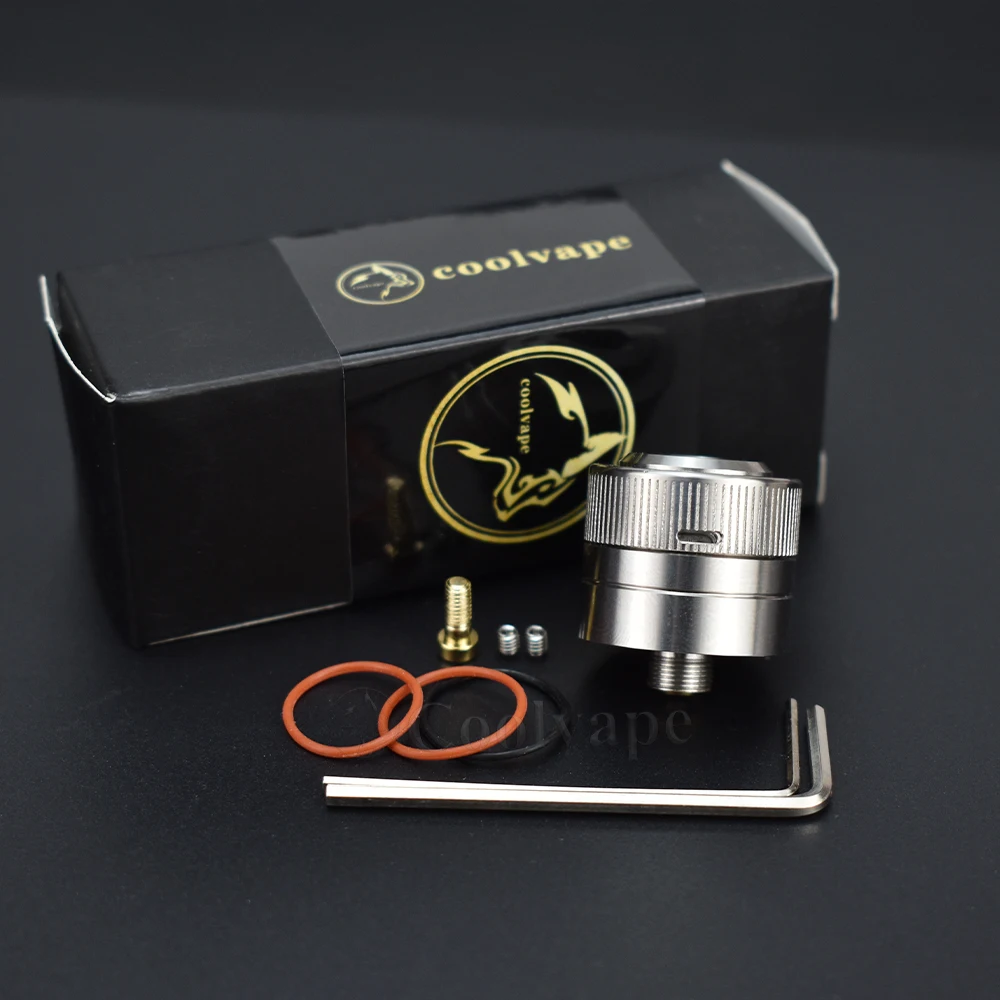 

Wolf Coolvape Space5 Style RDA Rebuildable Dripping Atomizer BF Pin 316 Stainless Steel 22mm Diameter vape rda