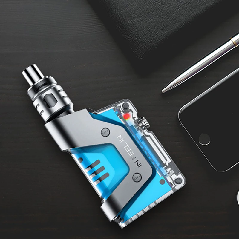 2019 NEW 80w Liquid Electronic Cigarette 2.5ml 3000mah Led Vaporizer 80w e cigarettes Vape pen Box Mod Kit vs shisha hookah Vape