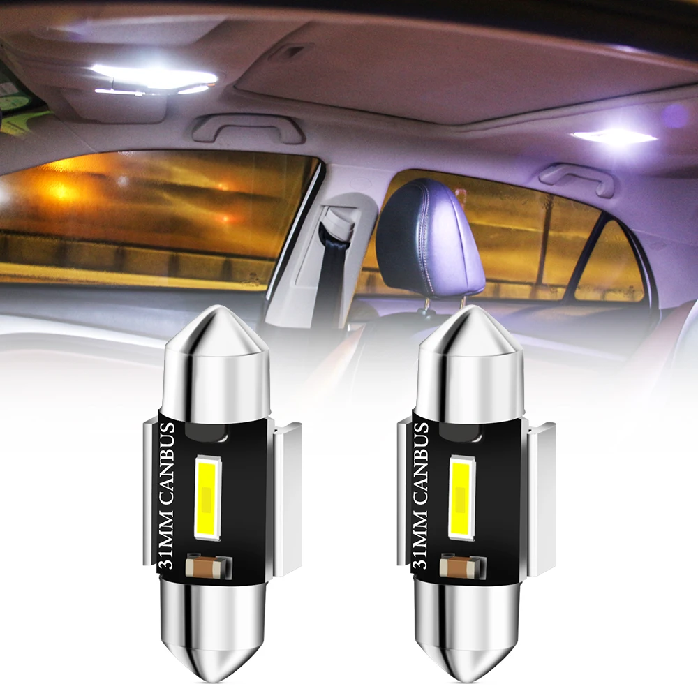 CSP светодиодный лампы 31 мм C5W C10W сверхъярсветильник ры Canbus для Hyundai Solaris Accent I30 IX35