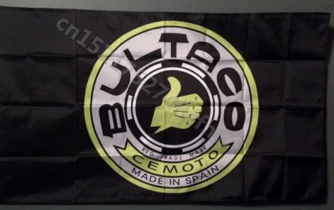 BULTACO Мотоцикл логотип флаг 90*150 см 60*90 см размер полиэстер arty крытый и открытый декоративный баннер флаг