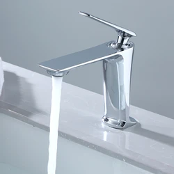 Bathroom Faucet Brass Casting Hot and Cold Water Basin Faucet European-Style Villa Style Gold-Plated Balcony Tap