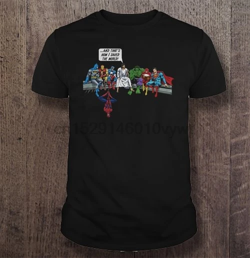 

Men Funny T Shirt Fashion tshirt JESUS AND SUPER HEROES Women t-shirt