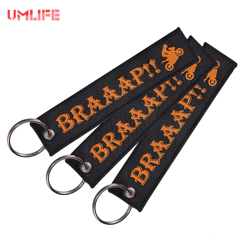 3 шт./лот remove Before Flight автомобильные брелки, Berloques в Красной вышивкой Выделите брелоков цепи авиации подарки Chaveiro