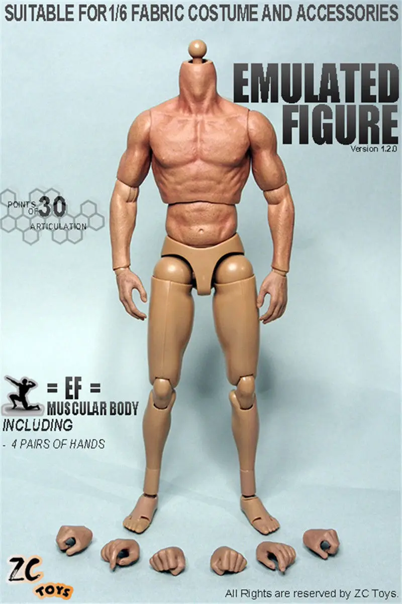 ZCtoys 1/6 Batmans Ben Affleck костюм набор мышечной фигуры 2,0 тела и головы дешевая в Глобальный