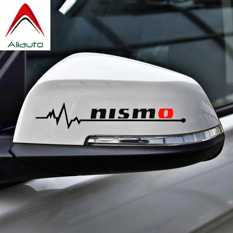 Аксессуары Aliauto для Nissan Tiida Sunny Qashqai March Teana X trai 2 шт. 12 см * см|Наклейки на автомобиль|
