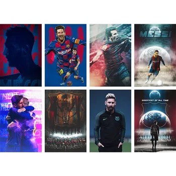 

5D DIY Full Square Diamond Painting football Messi Embroidery Cross Stitch Rhinestone Mosaic Painting wall sticker for decor
