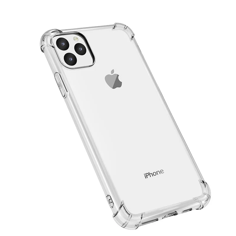 

Transparent Phone case for iphone 11 pro max mobile accessories Anti-knock etui for iphone xr x xsmax 7 8 6s plus Colorful Cover