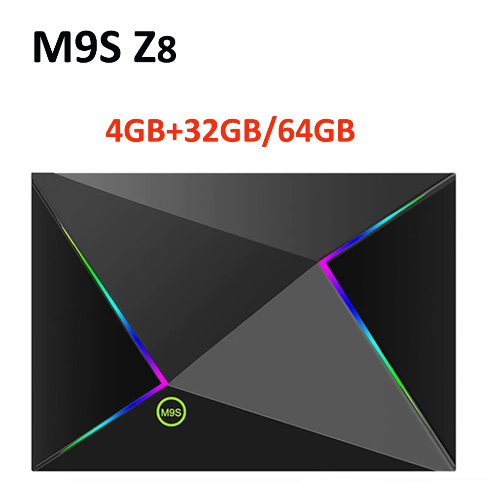 M9S Z8 Smart Tv Box Android9.0 2 4G WIFI LAN 10/100M 6K HD телеприставка 4 ГБ 32 ГБ/64 3D беспроводная мышь Youtube