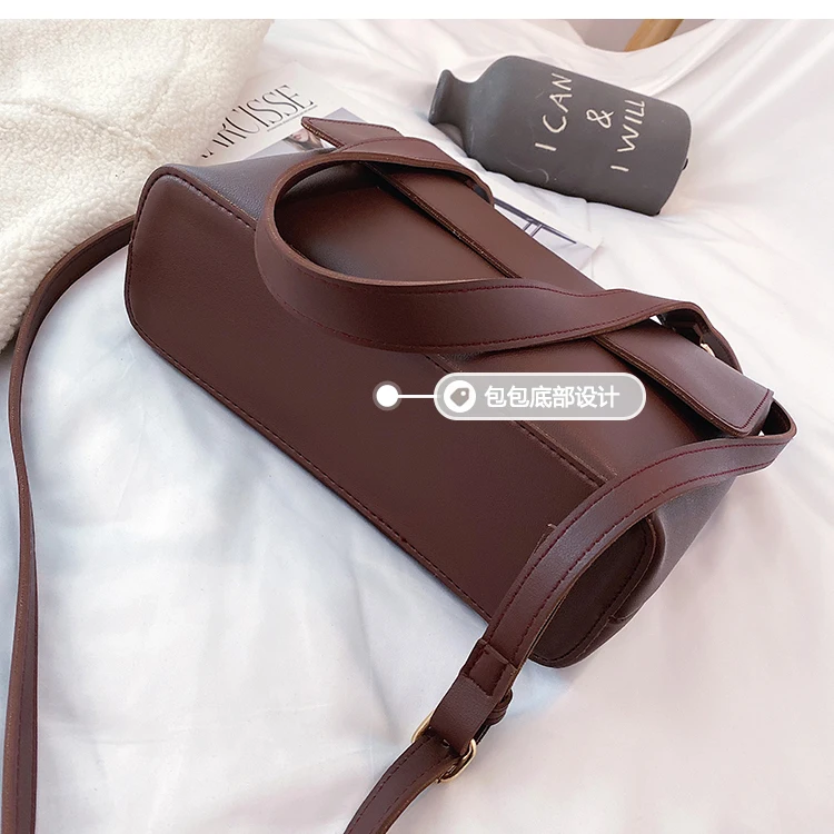iVog New Arrival Everyday Female Small Shoulder Messenger Handbag Geometric vuiton Black Hand Bags for Women