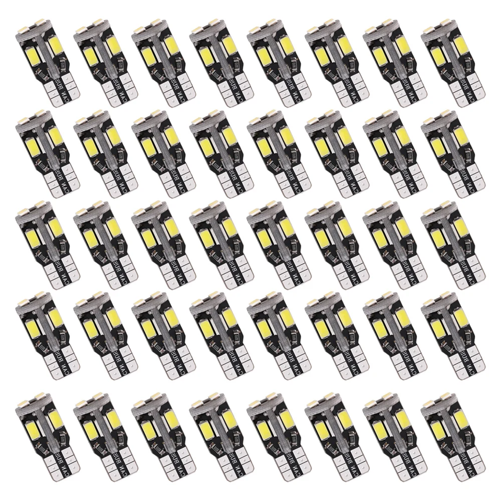 

100Pcs/Lot Wholesale LED Bulb T10 194 168 W5W Car Interior Lamp License Plate Turn Signal Side Light Dome Reading Parking 12V