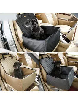 

2 in 1 Dog Car Seat Cover Dogs Folding Thick Pet Cat Dog Car Booster Seat Cover B36B