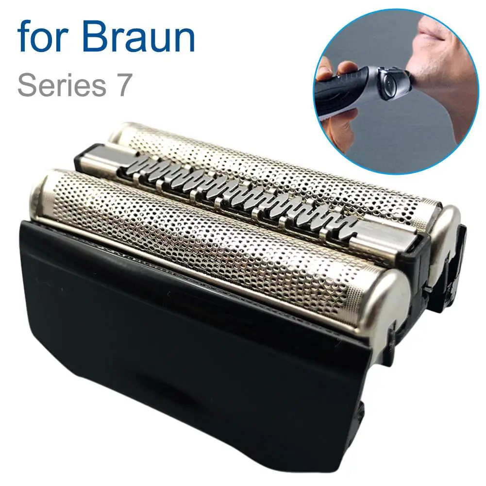 70B сменная бритва фольга кассета режущая головка для Braun Series 7 799cc 795cc 790cc-4 760cc 750cc 735s 730 для пульсоник бритва - Цвет: Silver