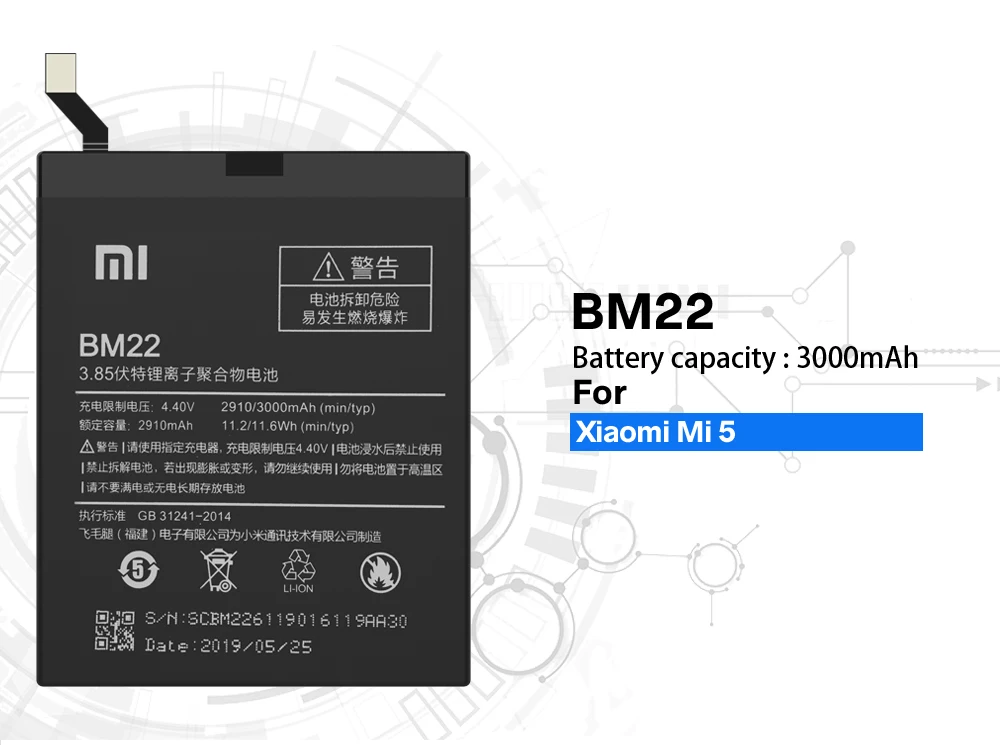 Крепление для спортивной камеры Xiao mi BN41 телефон Батарея для Xiaomi Redmi Note 4 4X3 Pro 3S 3X 4X mi 5 BN43 BM22 BM46 BM47 замена батареи