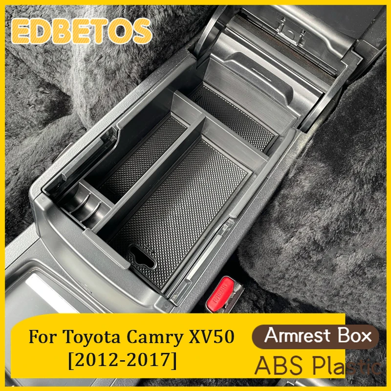 Camry Car Armrest Box Center Console Storage Glove Box Organizer Insert