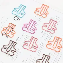 

20Pcs Bear-shaped Paper Clamps Decorative File Clips Small File Clamps