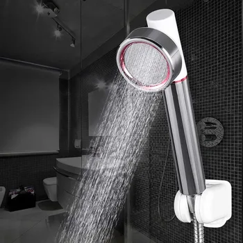 

Shower Bath Head High Pressure Stone Stream Handheld Shower Head With Negative Ion Activated Ceramic Balls Dropshipping #