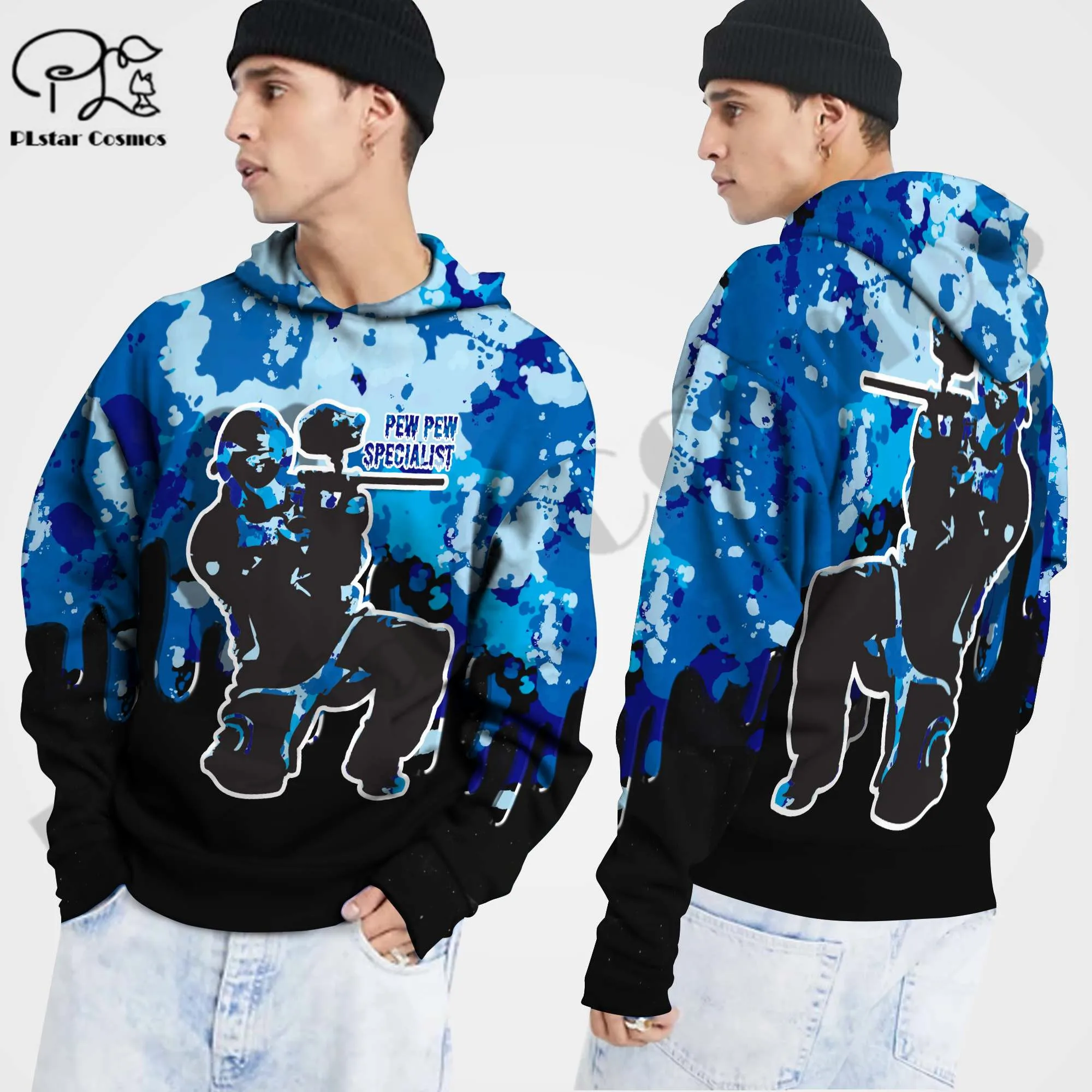 

PLstar Cosmos 3Dprint Newest Paintball Camo Art Harajuku Streetwear Causal Pullover Unique Unisex Hoodies/Sweatshirt/Zip Style-1