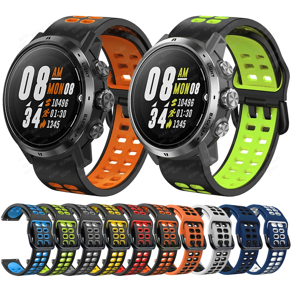 

Replacement Wristband Compatible with COROS APEX Pro Smartwatch Band For COROS APEX 46mm Sport Silicone Strap Watchband Bracelet