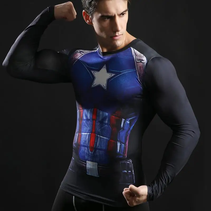 Winter Soldier Tshirts 3d Printed Long 