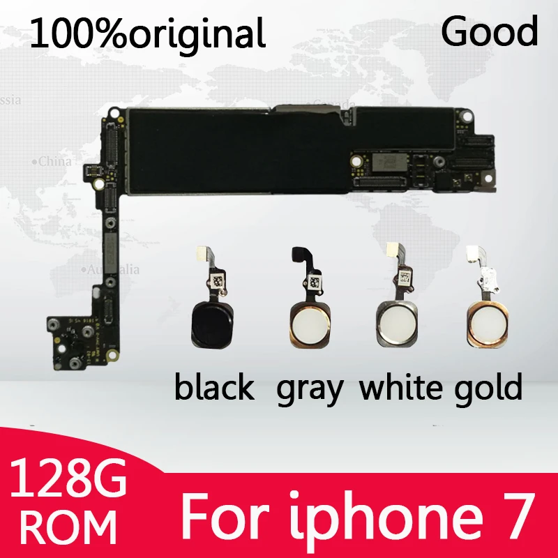 

32gb / 128gb / 256gb for iphone 7 Motherboard With Touch ID/Without Touch ID,100% Original unlocked for iphone 7 Logic boards