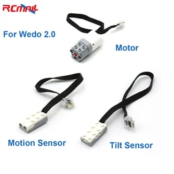RCmall – blocs de construction pour WeDo 2.0, moteurs à fonctions électriques, inclinaison/capteur de mouvement, MOC, jouets 