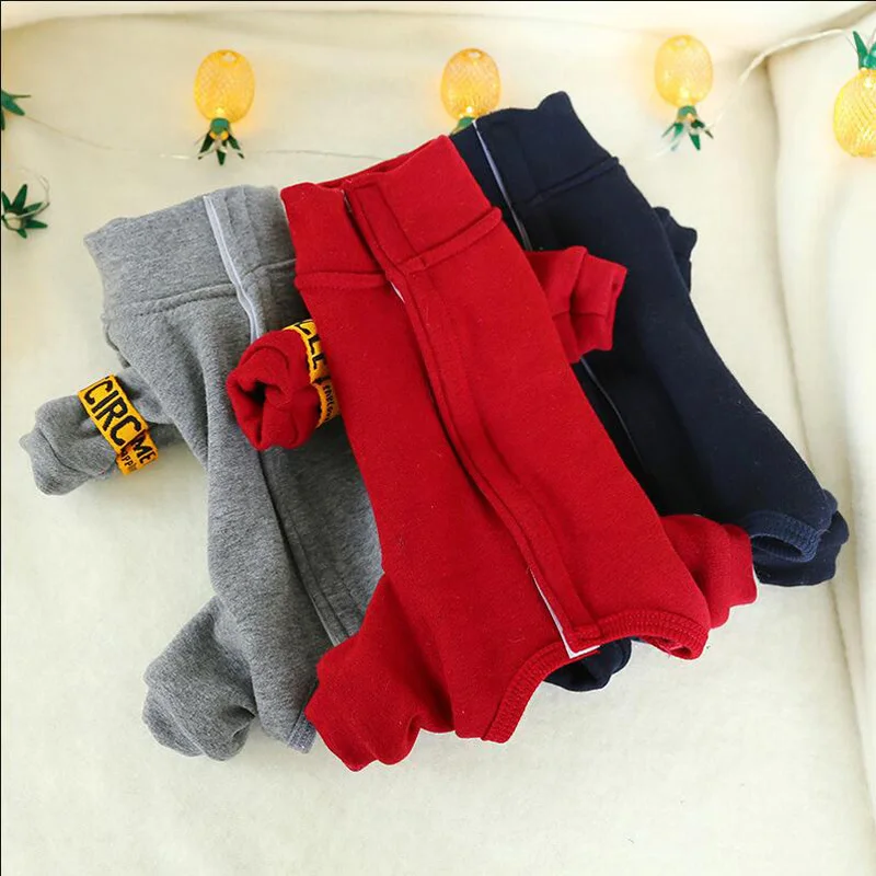 

PETCIRCLE Autumn Winter Warm Pet Dog Clothes Small Medium Pet Jumpsuit Cotton Four Feet Thick Dog Coat For Teddy Pet Costume