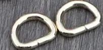 Два размера четыре цвета D Кольцо D пряжка боты сумка аксессуары Сумка ремень аксессуары крюк Sac O сумка ручка металлическая пряжка боты - Цвет: light gold 12 mm