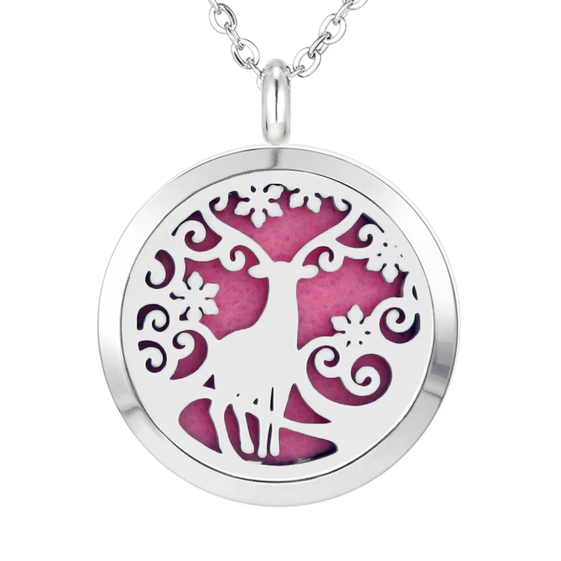 468 Essential Oil Diffuser Locket Pendant Necklace