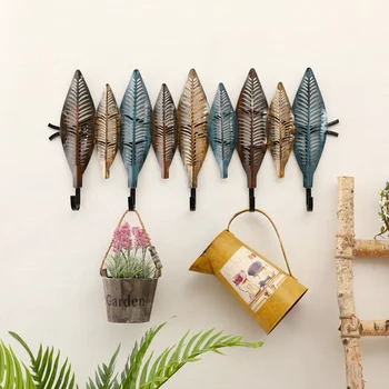 

Nordic creative door back decoration key hanging holder porch storage rack wall coat hook YHJ030307