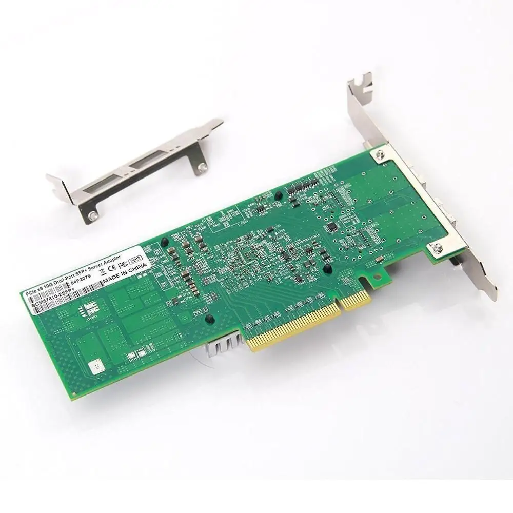 EB-LINK OEM BCM57810S двойной порт 10GbE SFP+ конвергентный сетевой адаптер контроллер сетевой карты NIC Ethernet Sever